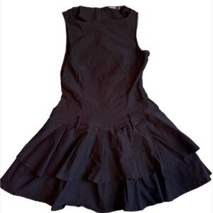 Chic Black Sleeveless Mini Dress